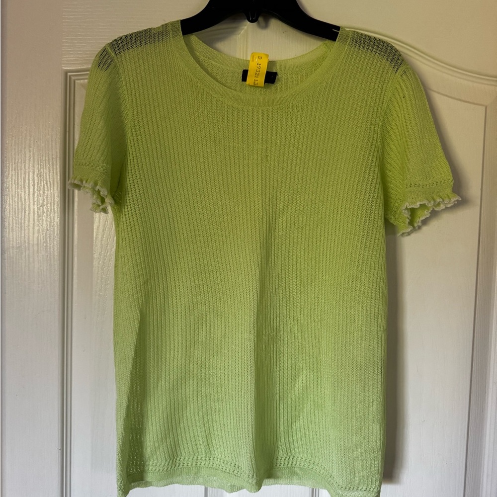 Rag and Bone Like Green Knit Top